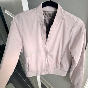 Reversible lulu lemon jacket, light pink,  size 4, worn once